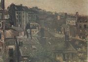 Vincent Van Gogh View of the Roofs Paris (nn04) oil painting picture wholesale